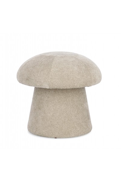 Pouf champignon beige