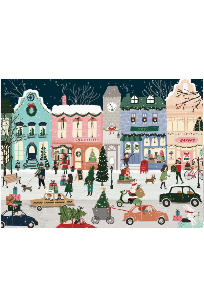 Puzzle village de noel