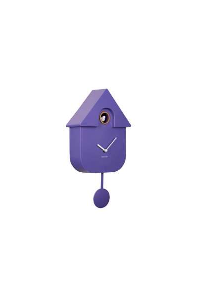 Horloge coucou violet