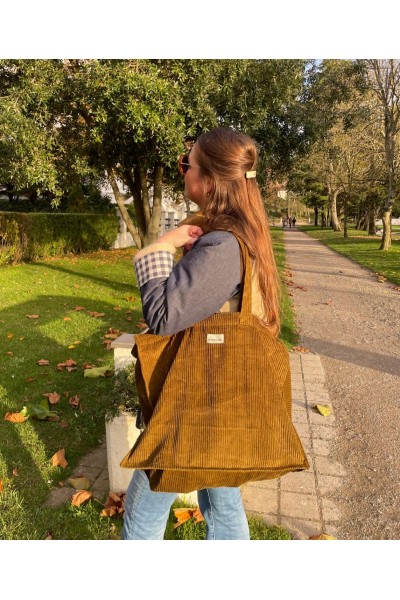 Sac week end velours olive