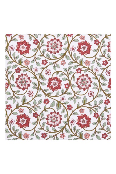 Serviettes en papier rouges