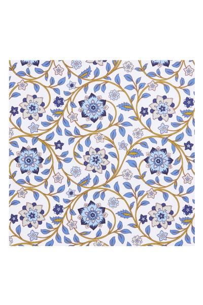 Serviettes en papier bleues