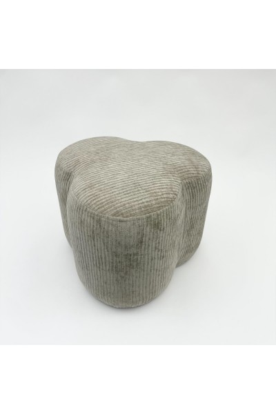 Pouf agapa velours beige