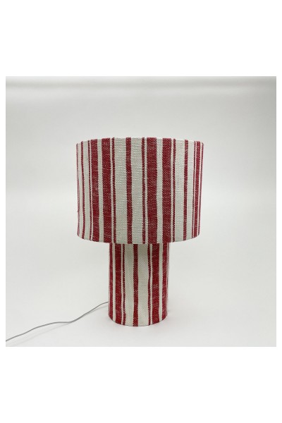 Lampe Zebra rouge