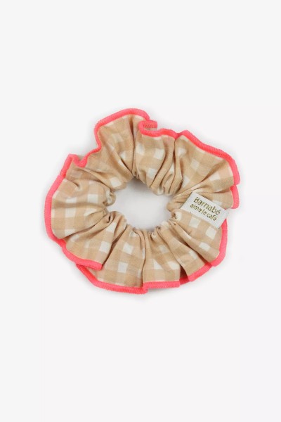 Chouchou vichy rose