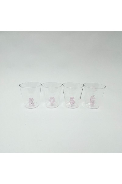 Verres rosé pink