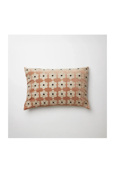 Coussin Daisy pink 40x60 cm