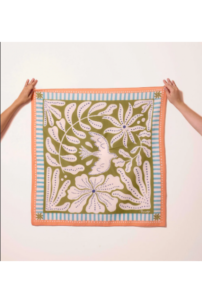Foulard liberté olive