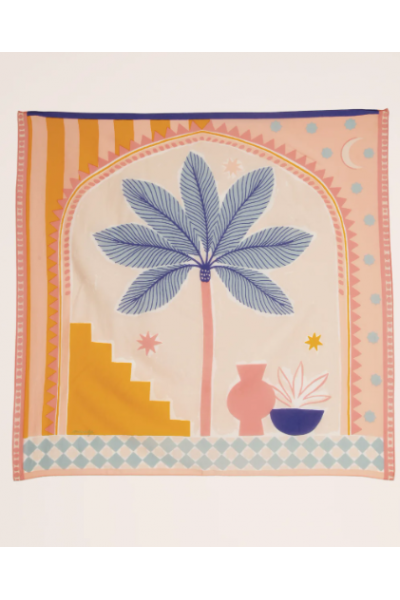 Foulard riad bleu