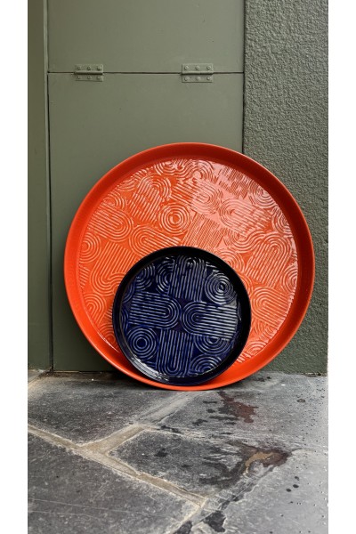 Plateau 35 cm Majorelle