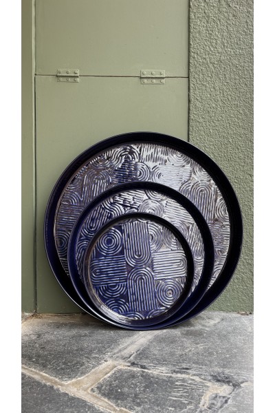 Plateau 44cm Majorelle