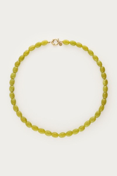 Collier perles / Vert
